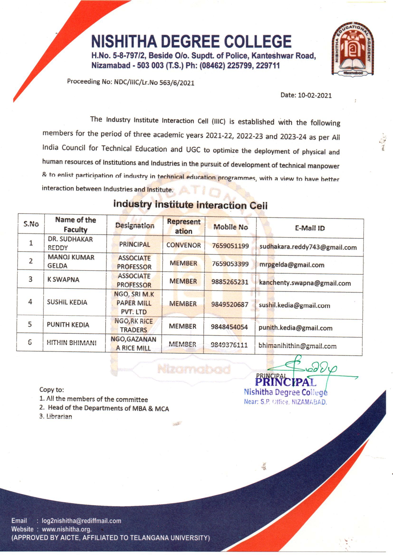 Industry Institute Interaction Cell